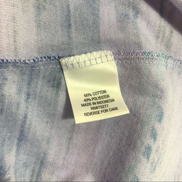 SO Purple Multicolor Denim Navy Spagetti Strap Tank Dress Criss Cross Back - Picture 10 of 14